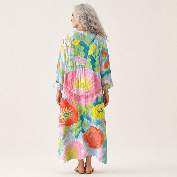Jules - Flatterndes Gedrucktes Sommerkleid