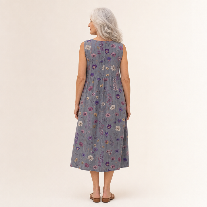 Mael - Bequeme ärmellose Sommerkleid