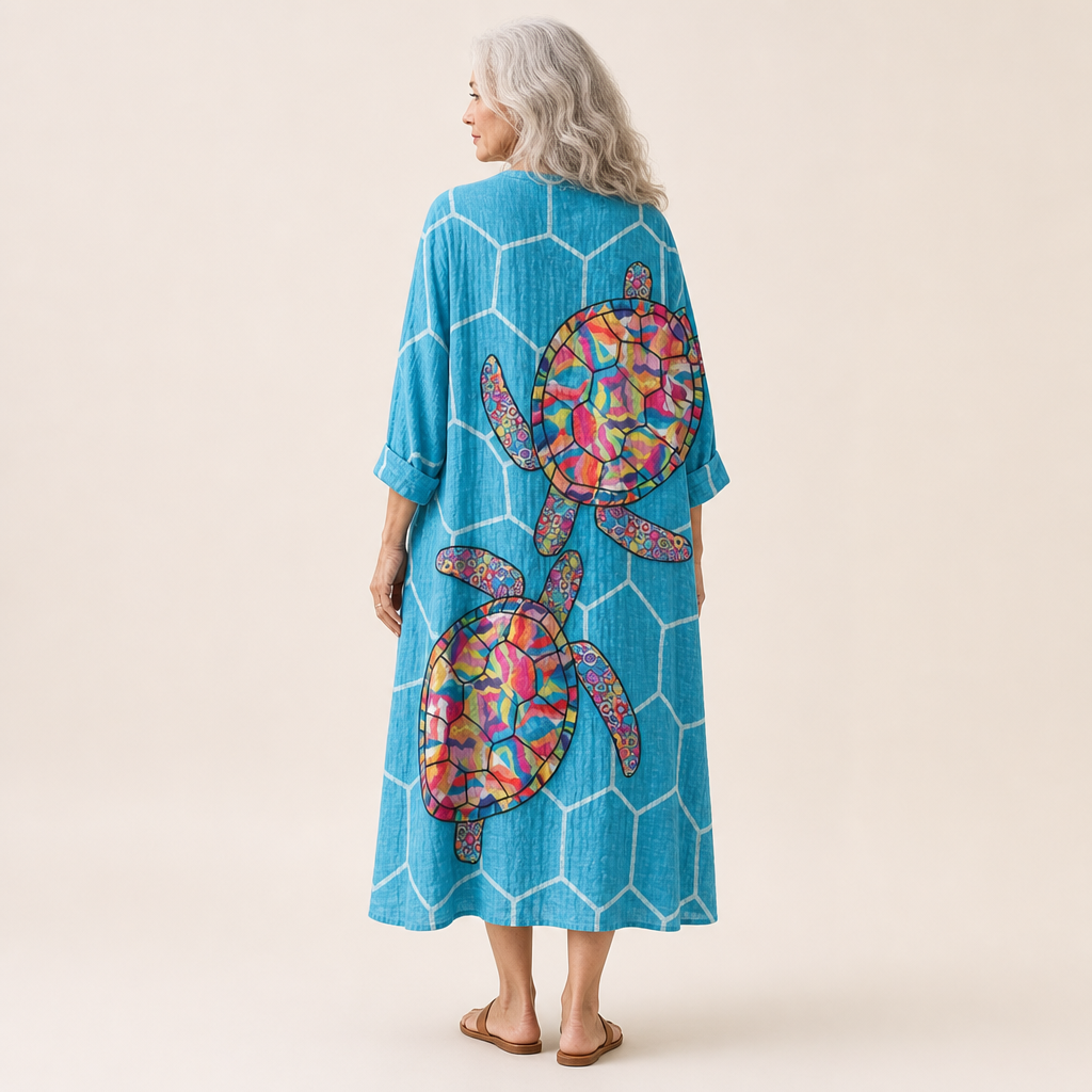 Éloïse - Fließendes Bedrucktes Sommerkleid