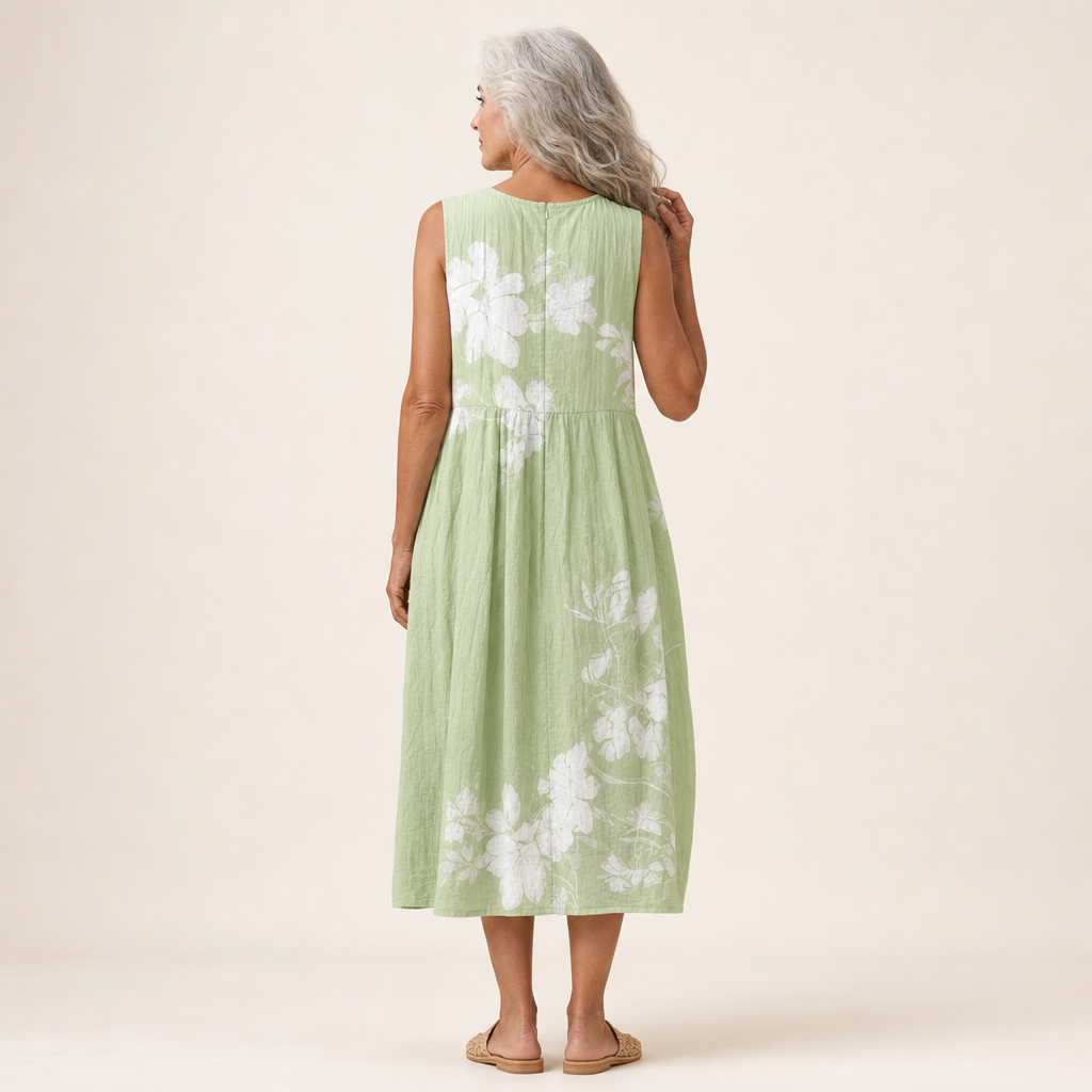 Éwan - Bequeme Sommerkleid ohne Ärmel