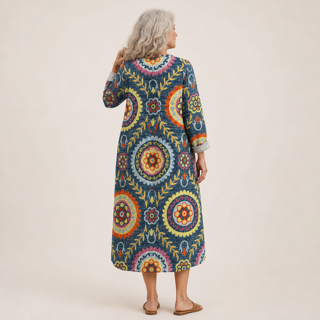 Amélie - Flatternde Gedruckte Sommerkleid