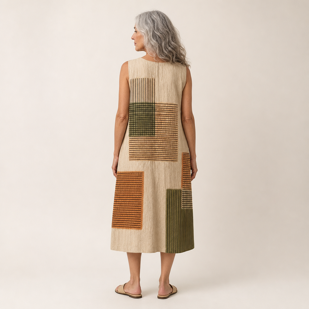 Lorys - Bequemes Sommerkleid ohne Ärmel