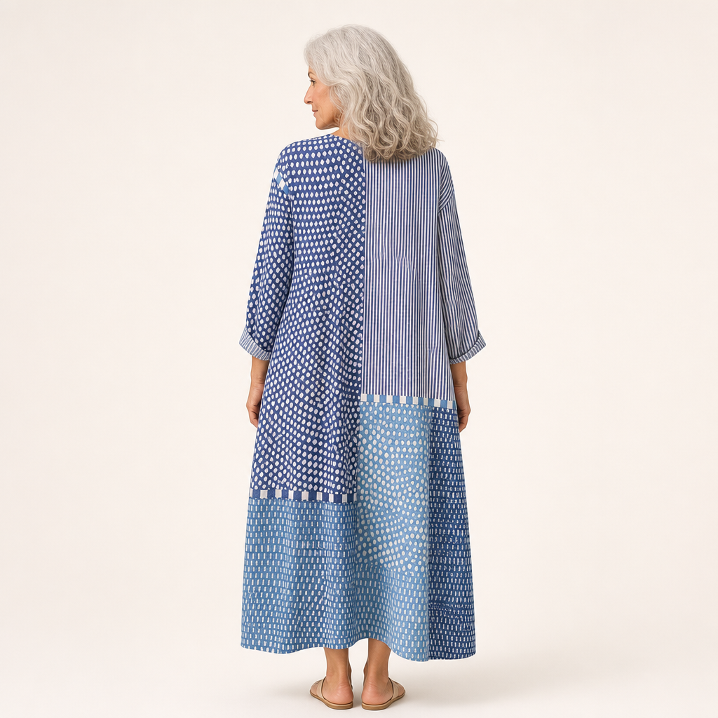 Lou - Flatterndes Gedrucktes Sommerkleid