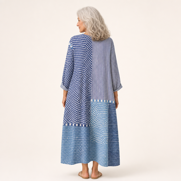 Lou - Flatterndes Gedrucktes Sommerkleid