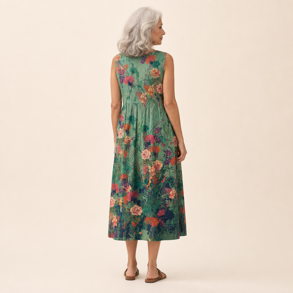 Juliette - Bequeme Sommerkleid ohne Ärmel