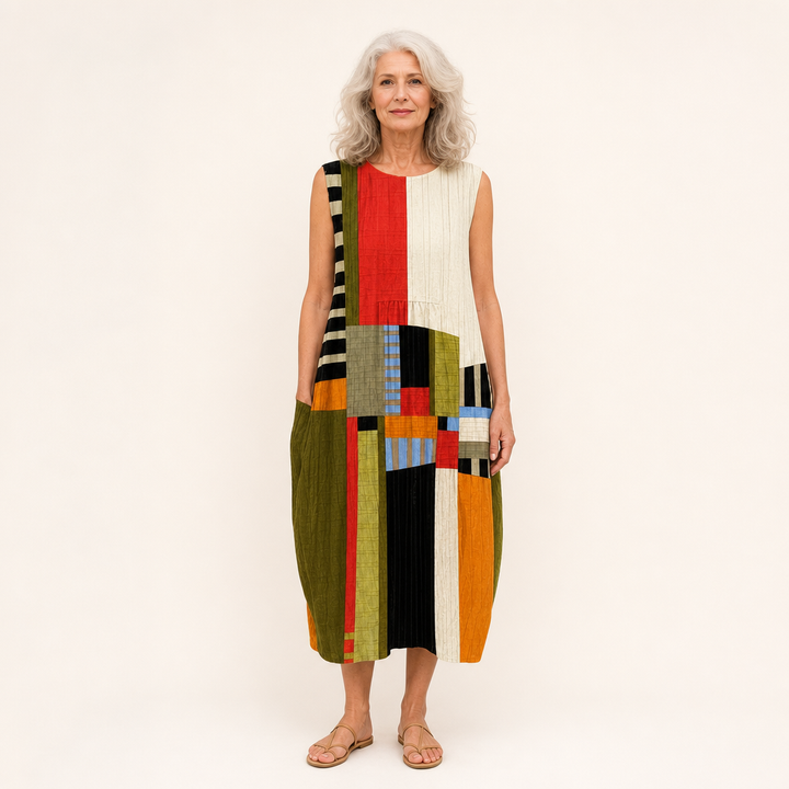 Flavie - Fließendes und komfortables Kleid