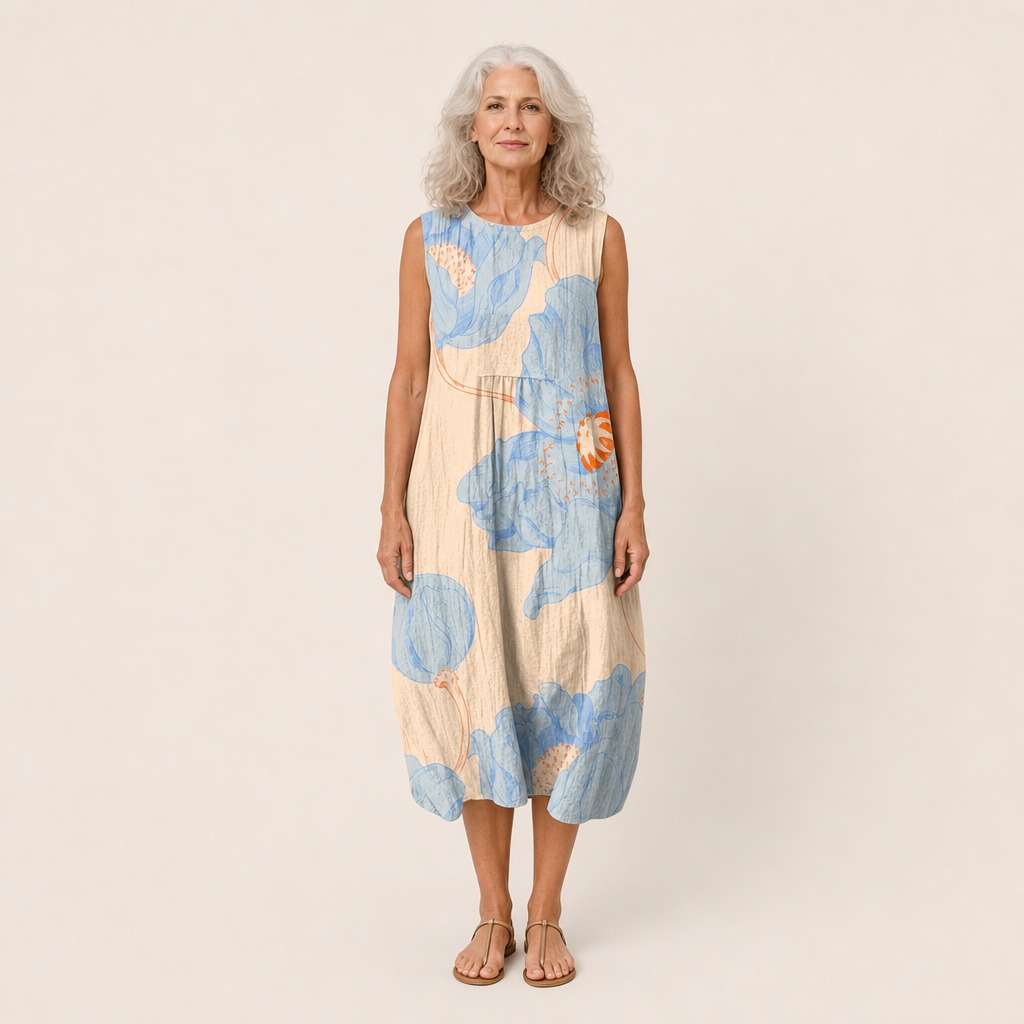 Léontine - Fließendes und komfortables Kleid