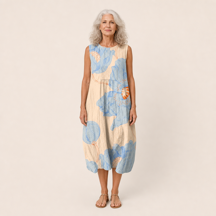 Léontine - Fließendes und komfortables Kleid