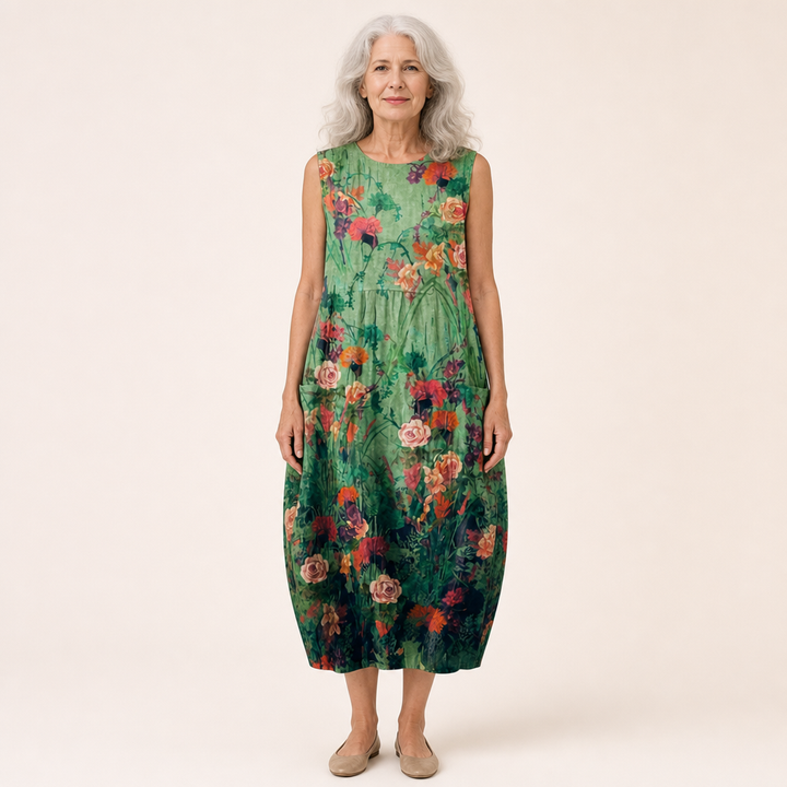 Juliette - Bequeme Sommerkleid ohne Ärmel