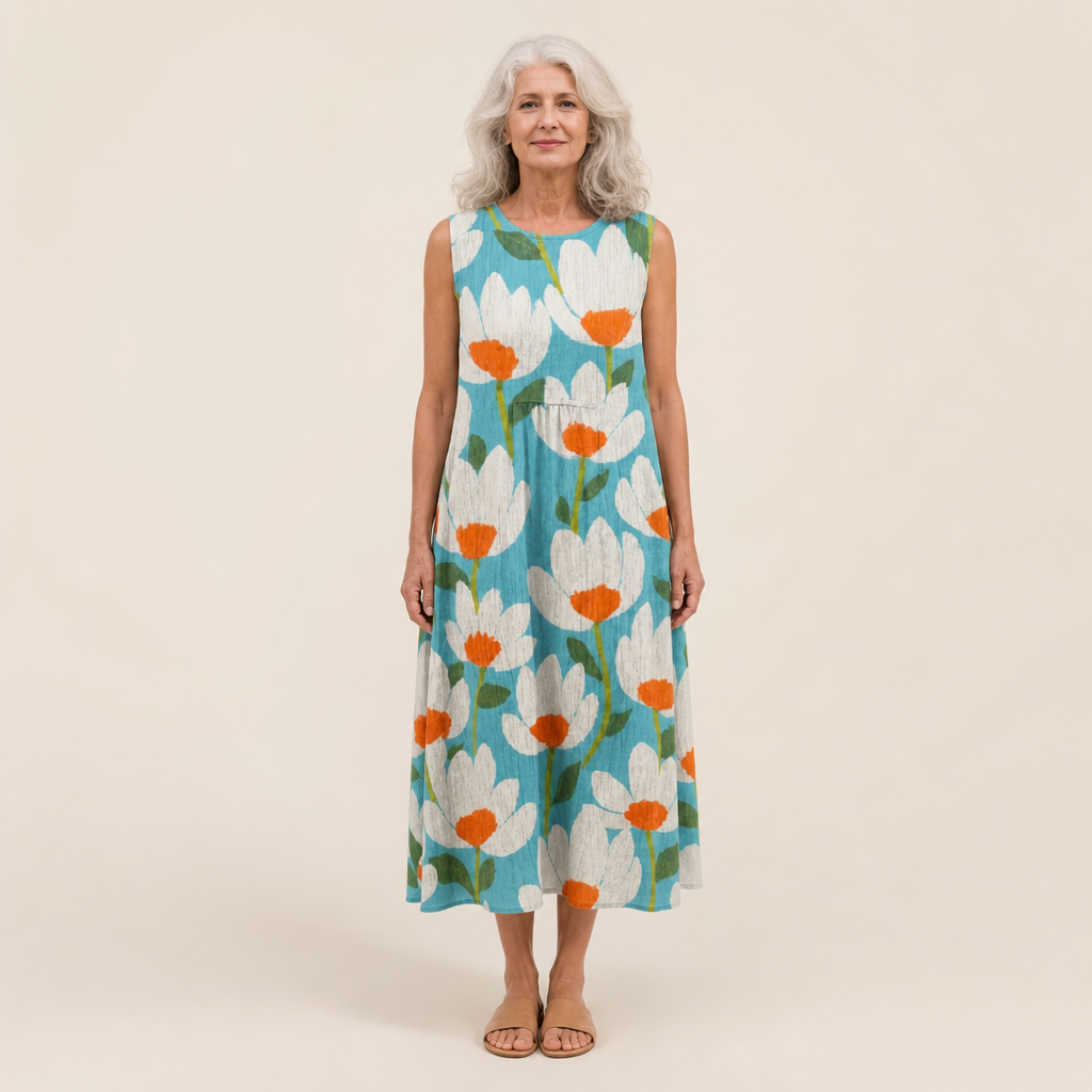 Isolde - Fließendes und bequemes Kleid