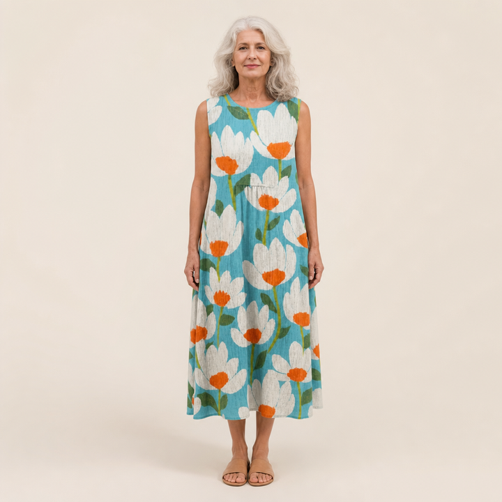 Isolde - Fließendes und bequemes Kleid