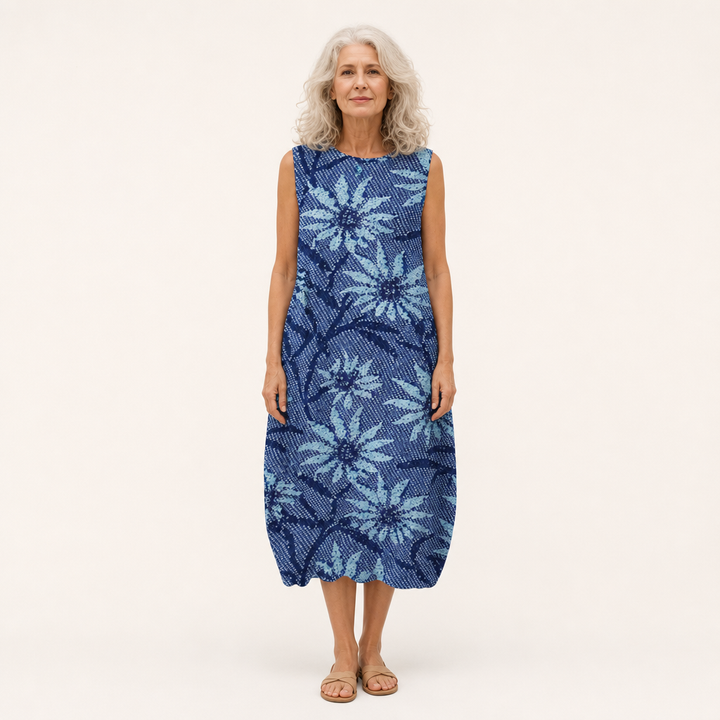 Adélaïde - Bequeme ärmellose Sommerkleid