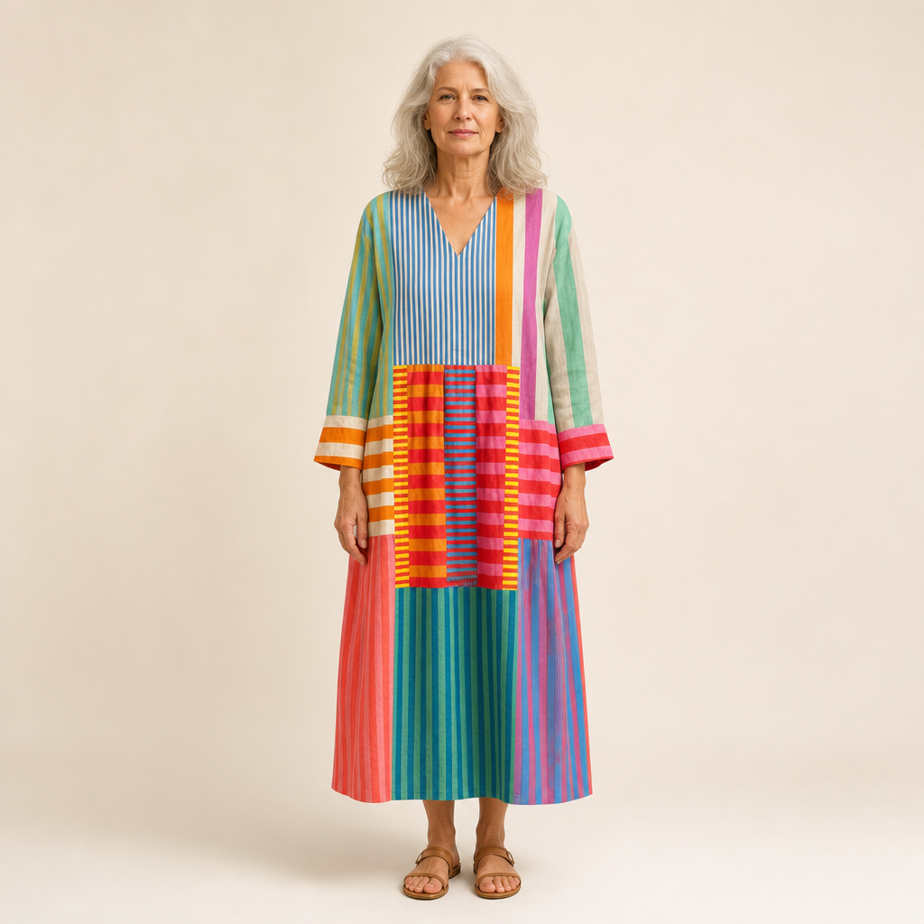 Alix - Flatternde Gedruckte Sommerkleid