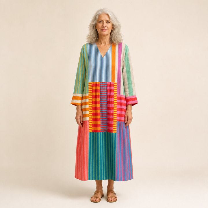 Alix - Flatternde Gedruckte Sommerkleid