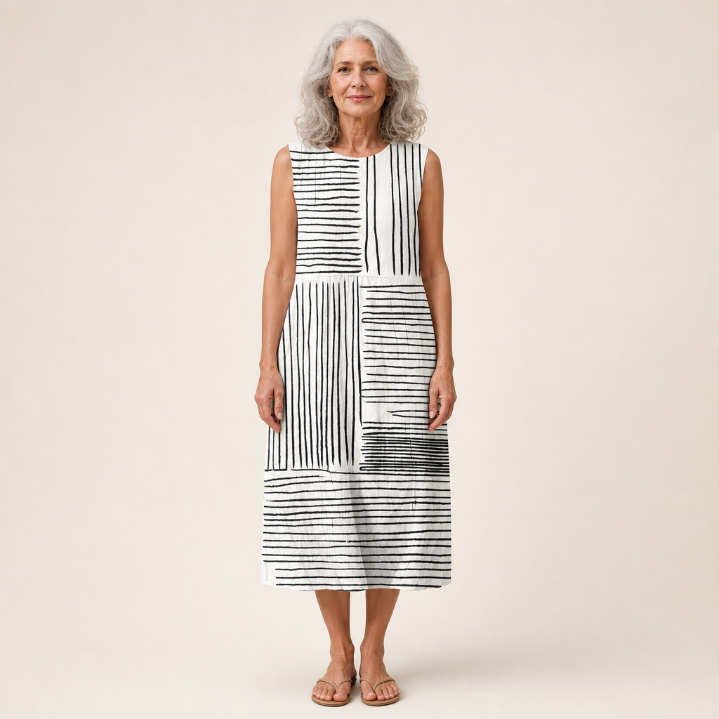 Jacqueline - Fließendes und komfortables Kleid
