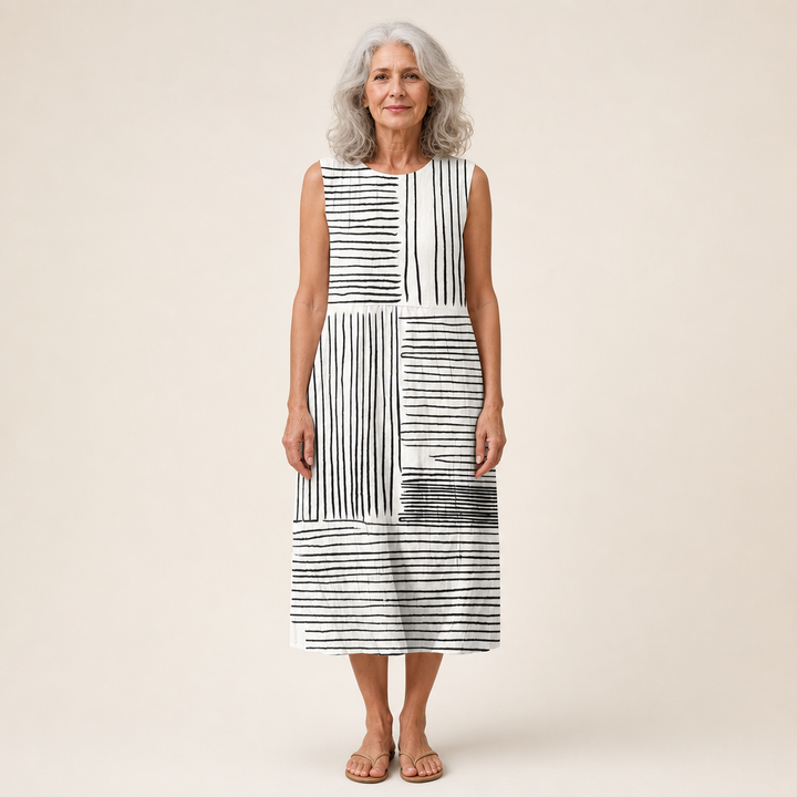 Jacqueline - Fließendes und komfortables Kleid