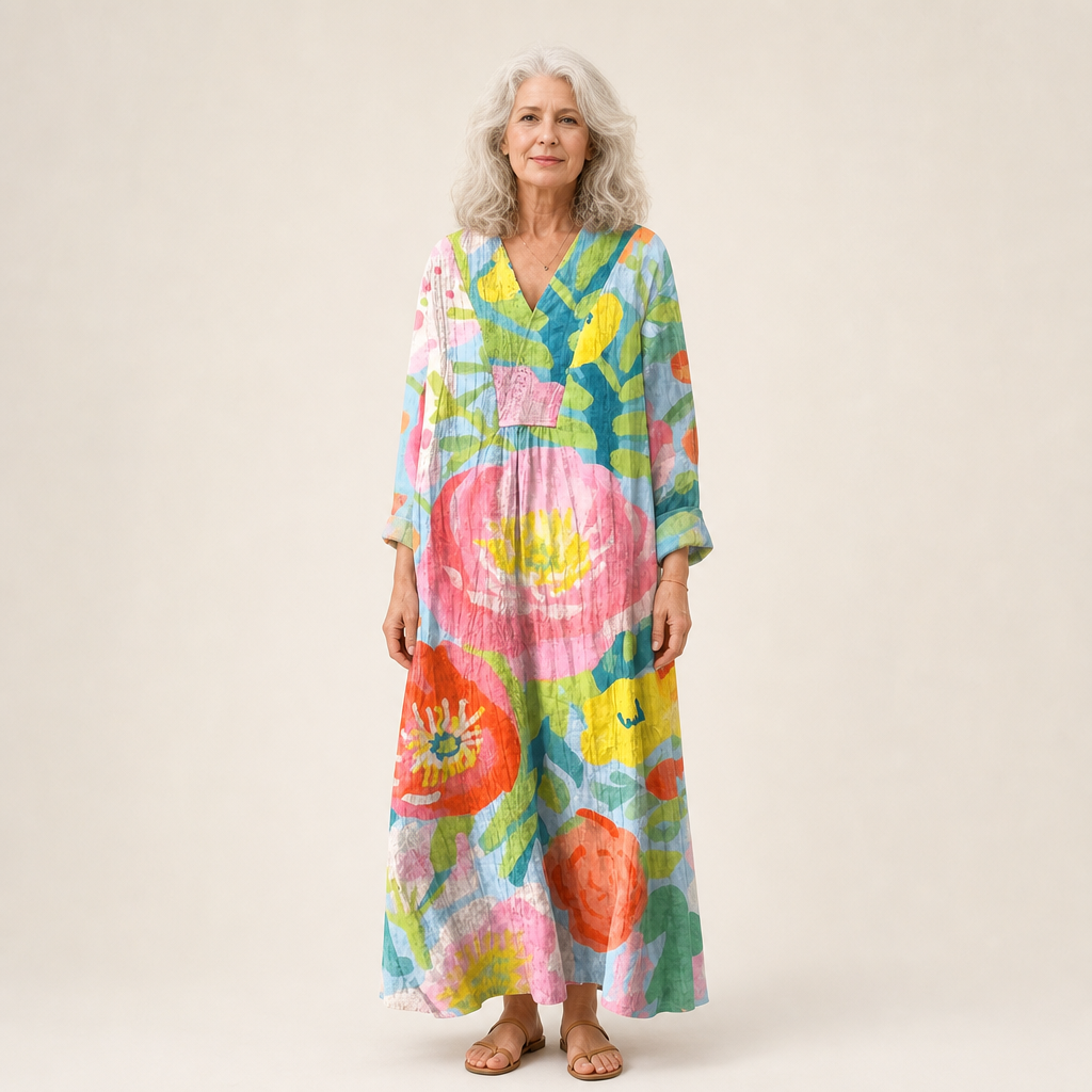 Jules - Flatterndes Gedrucktes Sommerkleid