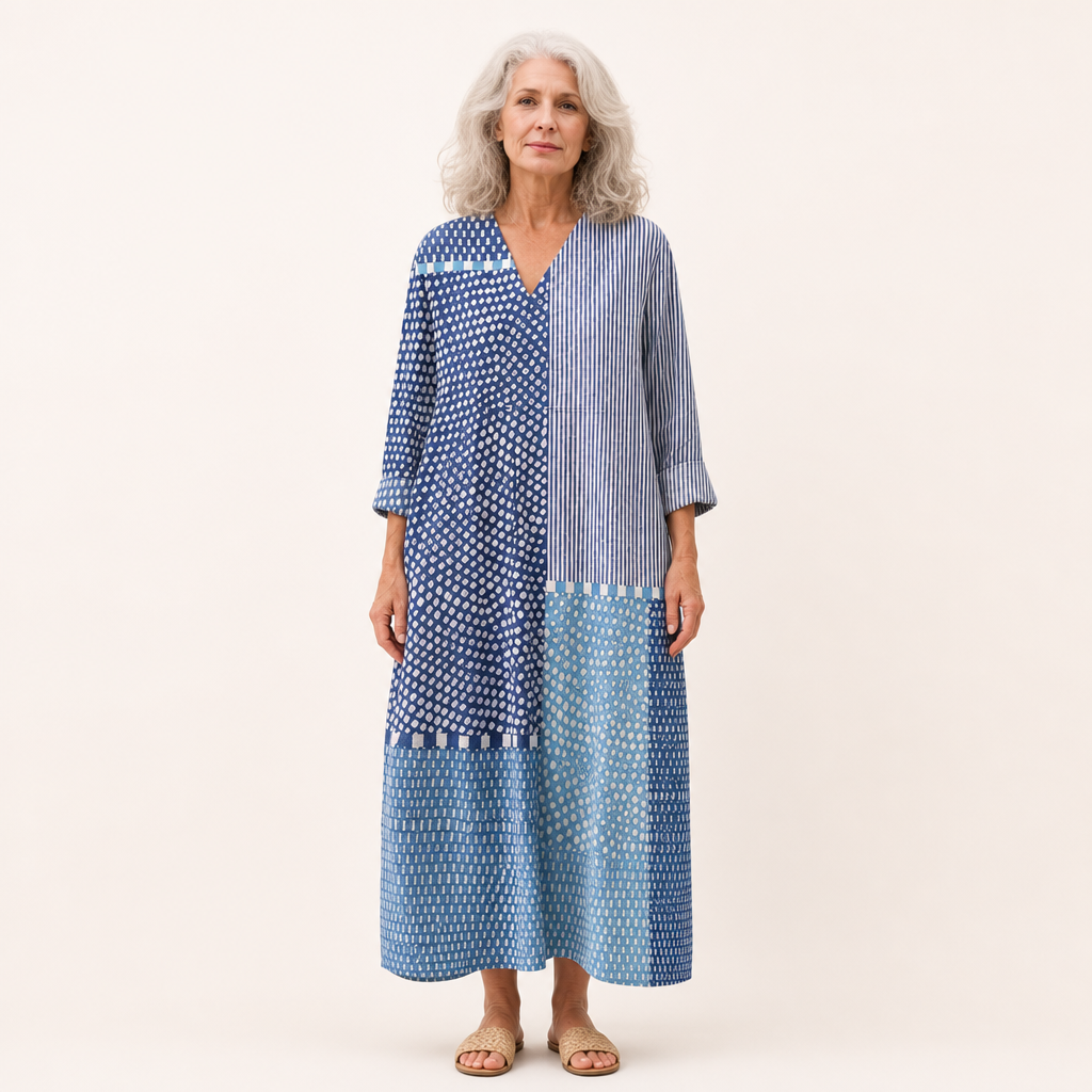 Lou - Flatterndes Gedrucktes Sommerkleid