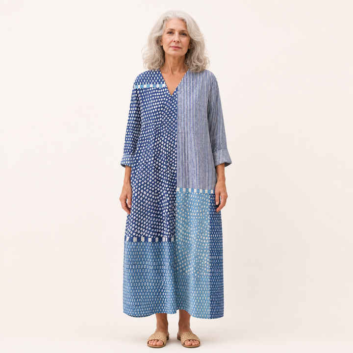 Lou - Flatterndes Gedrucktes Sommerkleid