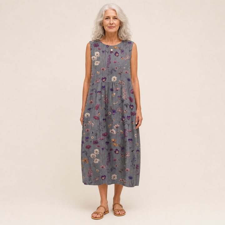 Mael - Bequeme ärmellose Sommerkleid