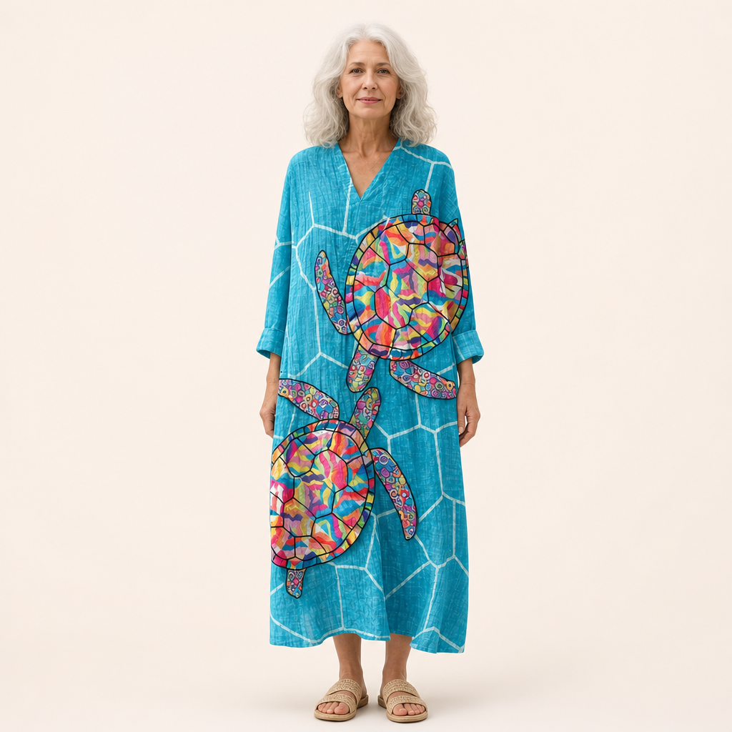 Éloïse - Fließendes Bedrucktes Sommerkleid