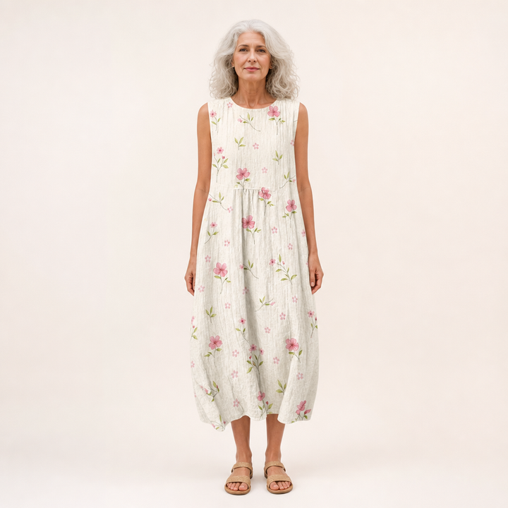 Faustine - Bequeme Sommerkleid ohne Ärmel