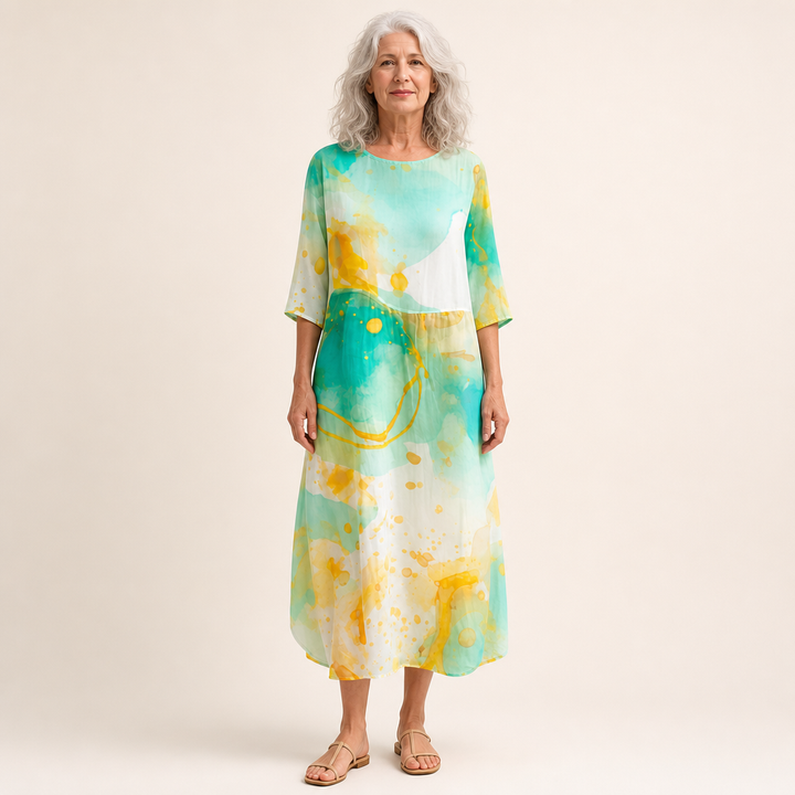 Mireille - Langes, fließendes, schickes und bequemes Kleid