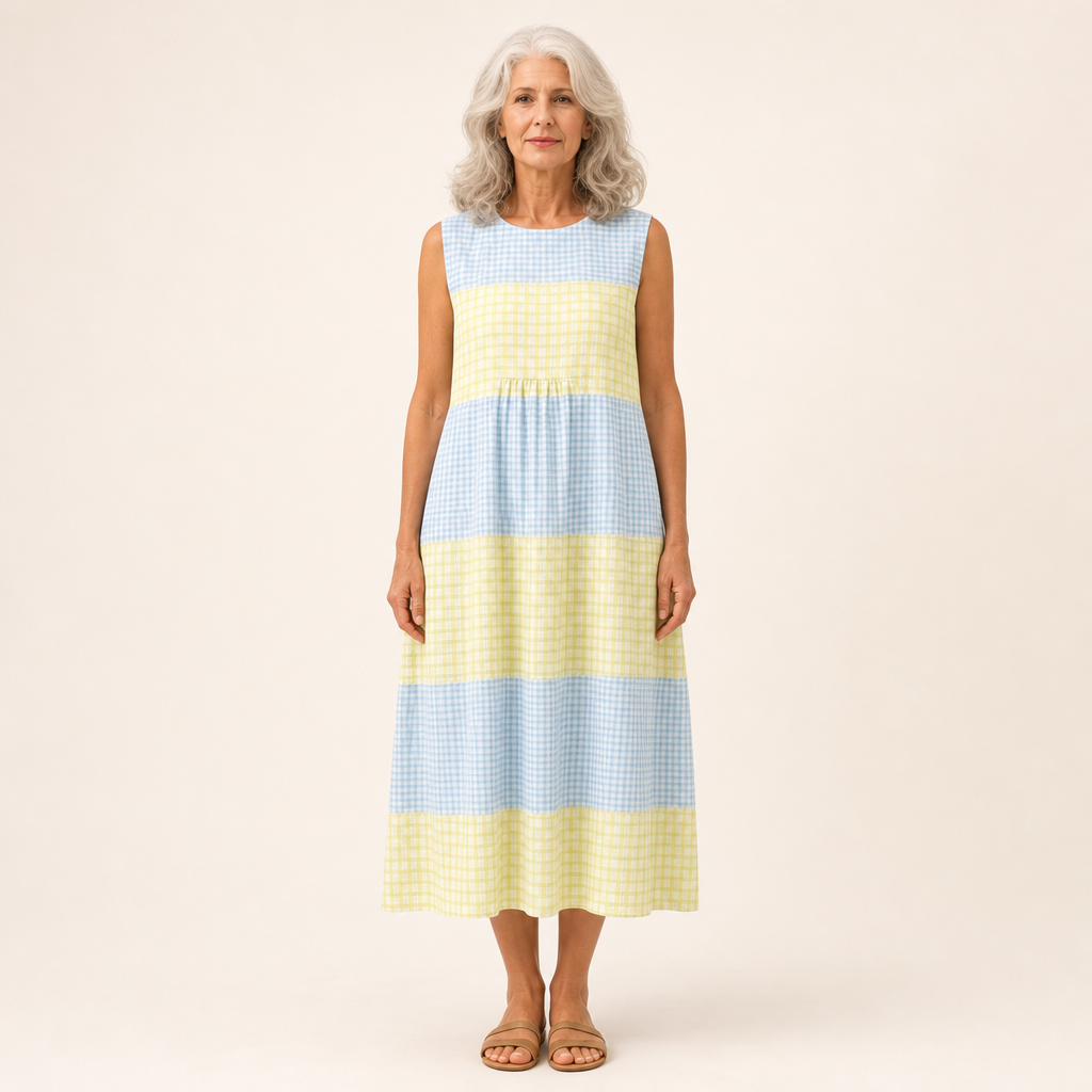 Aurélie - Bequeme Sommerkleid ohne Ärmel