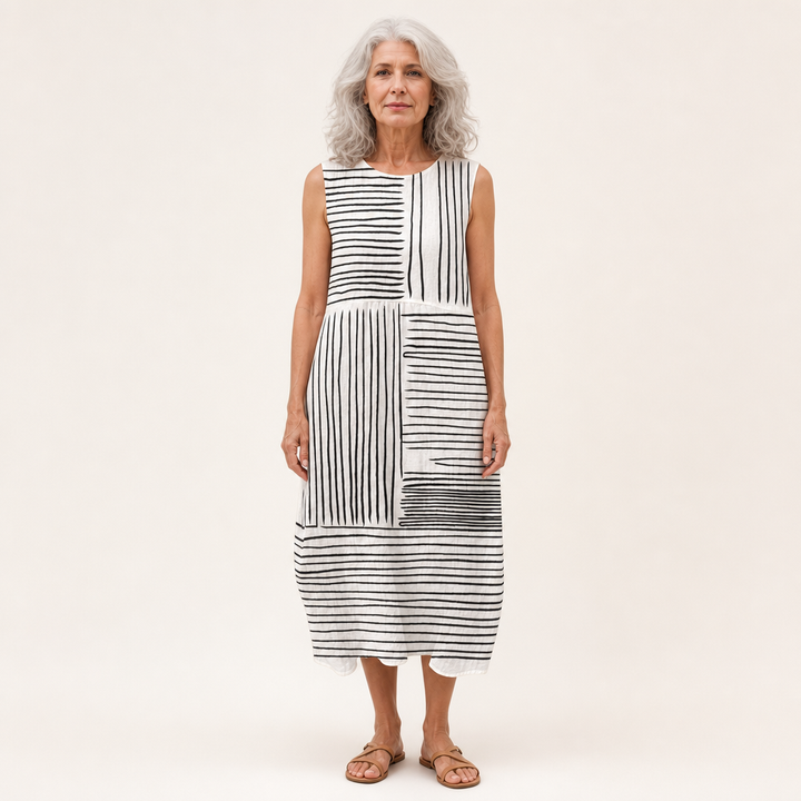 Vivienne - Bequeme Sommerkleid ohne Ärmel