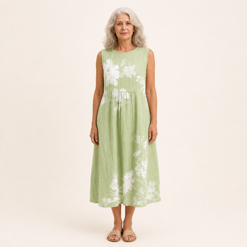 Éwan - Bequeme Sommerkleid ohne Ärmel
