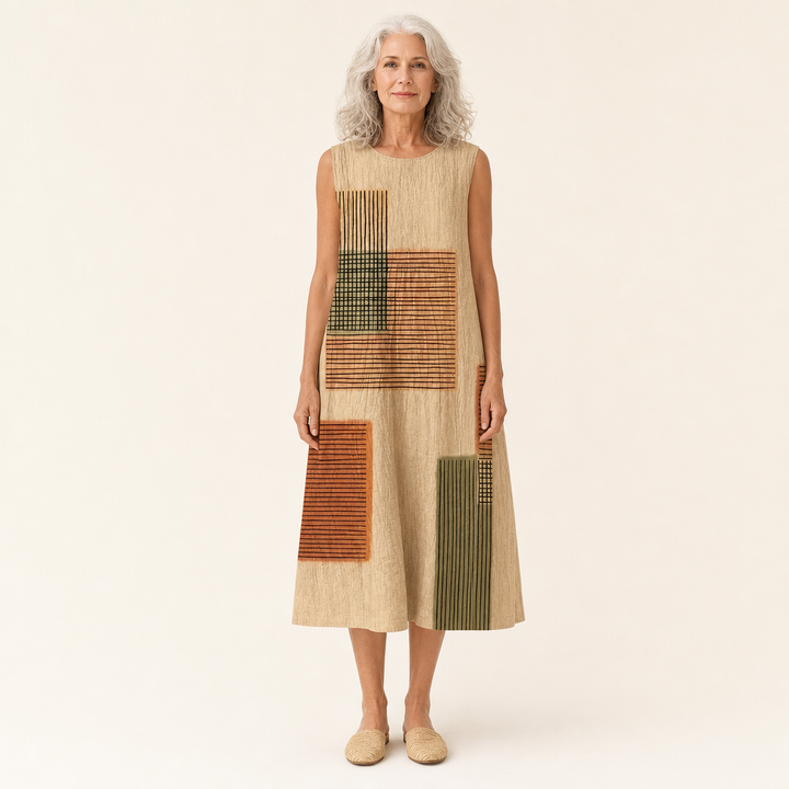 Lorys - Bequemes Sommerkleid ohne Ärmel