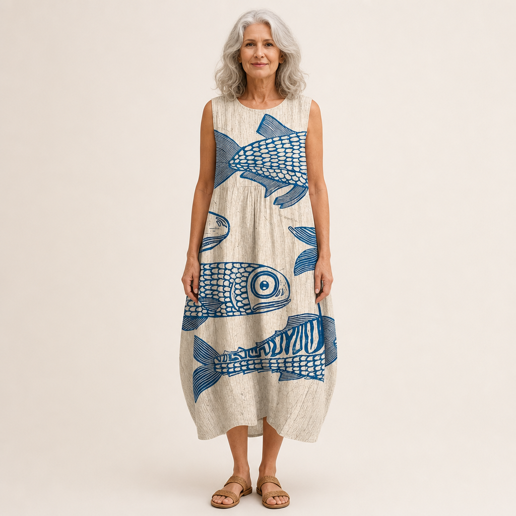 Mathilde - Fließendes und komfortables Kleid