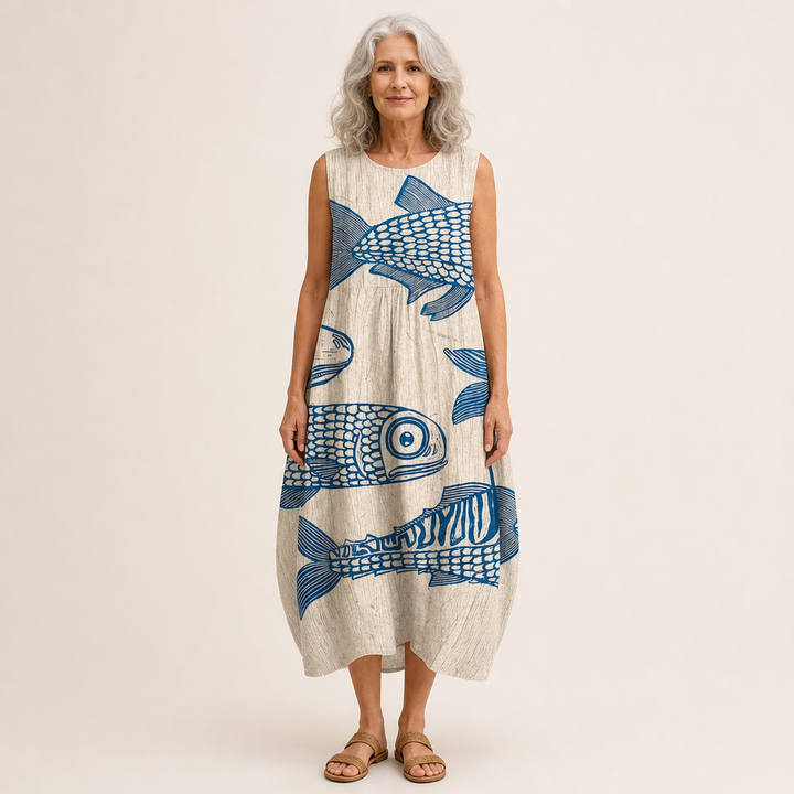 Mathilde - Fließendes und komfortables Kleid