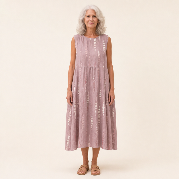 Sasha - Bequeme Sommerkleid ohne Ärmel