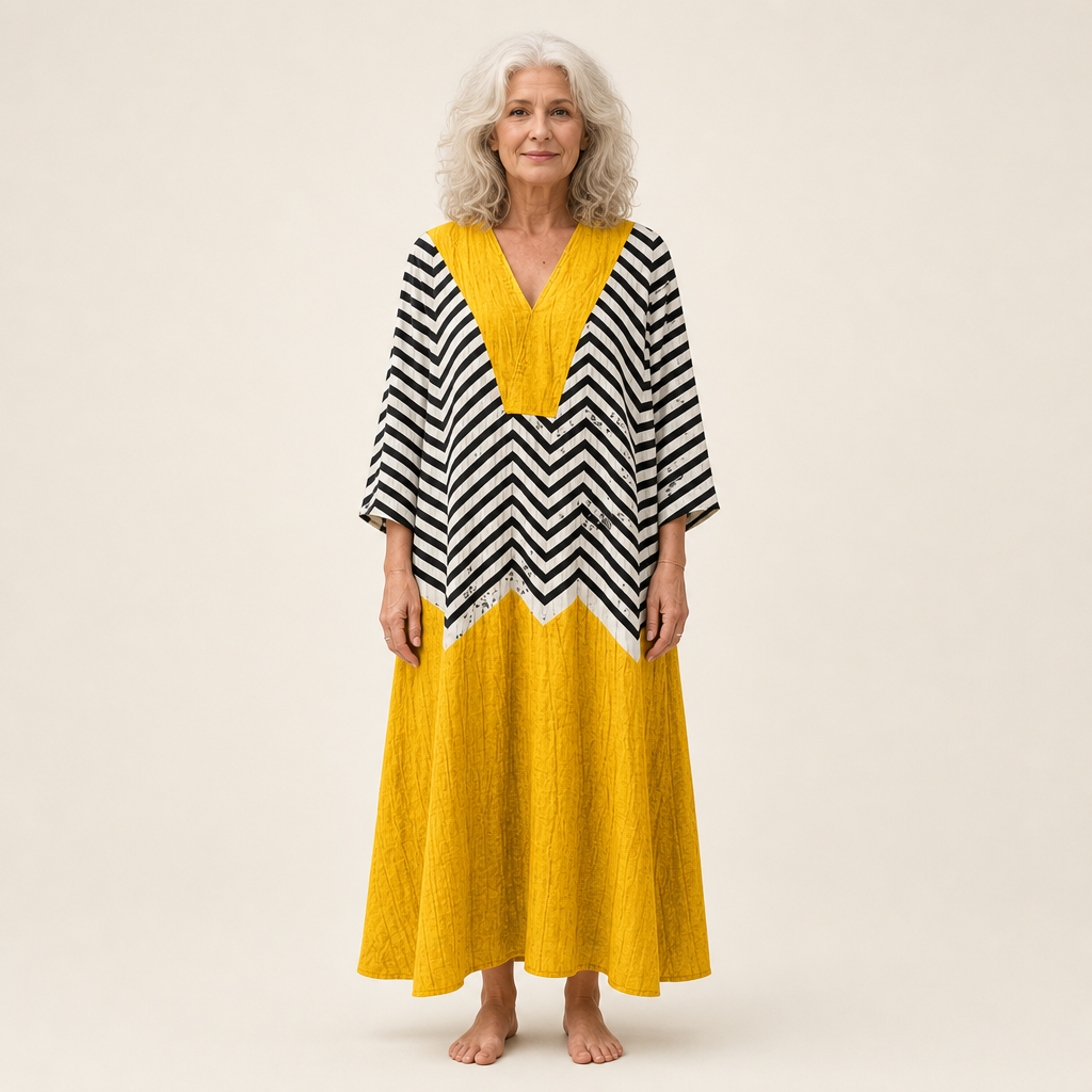 Mia - Fließendes Gedrucktes Sommerkleid