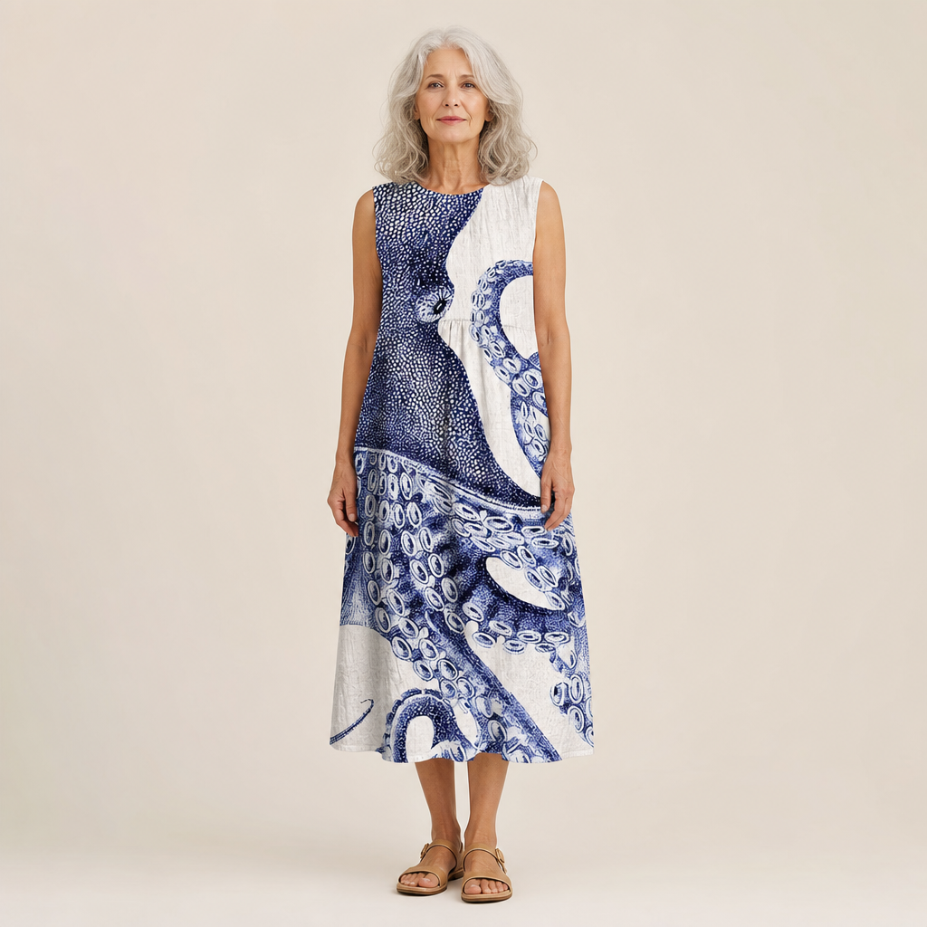 Oriane - Fließendes und bequemes Kleid