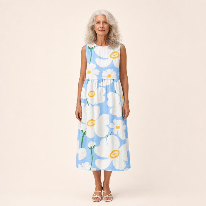 Loïc - Bequeme Sommerkleid ohne Ärmel