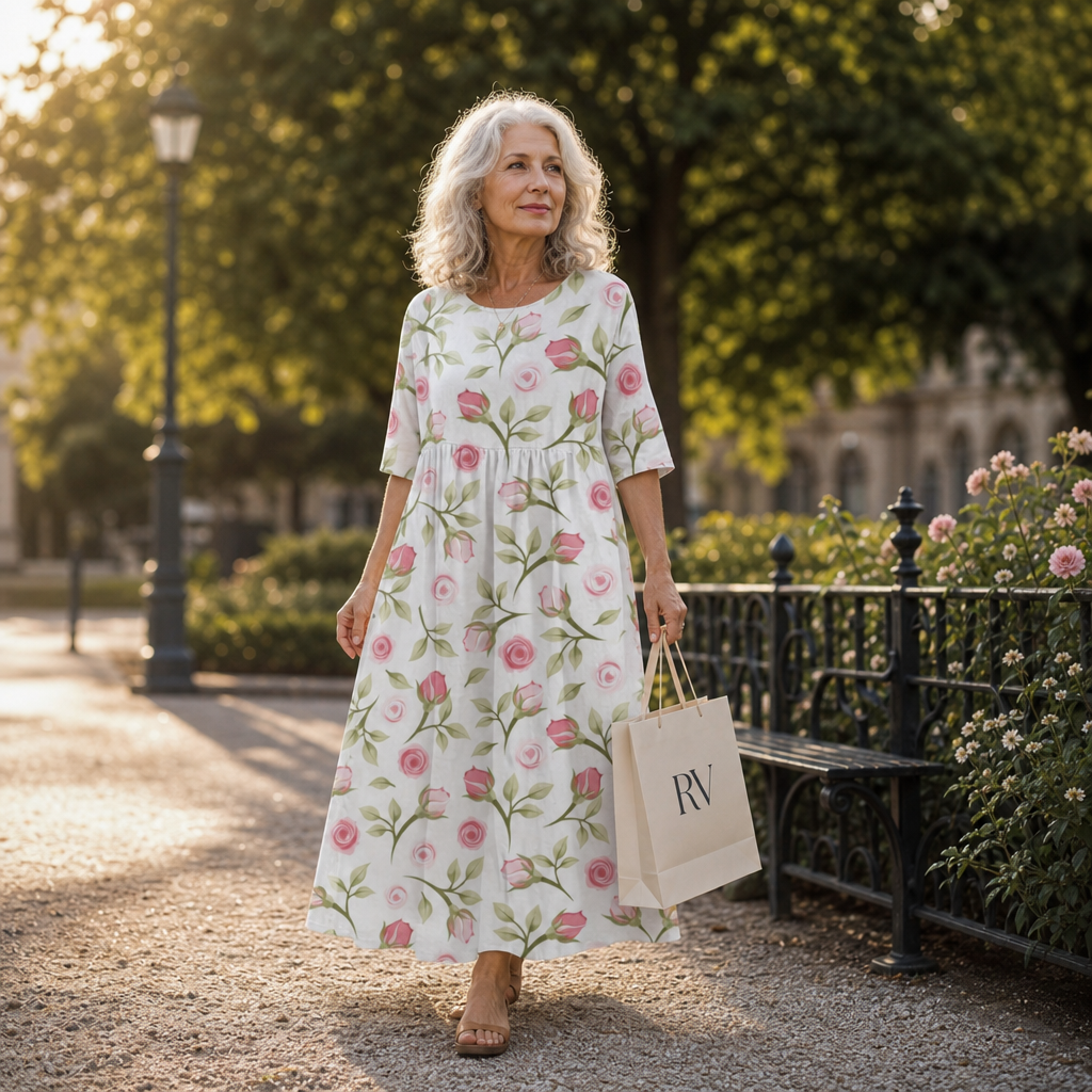 Thais - Langes, fließendes, schickes und bequemes Kleid