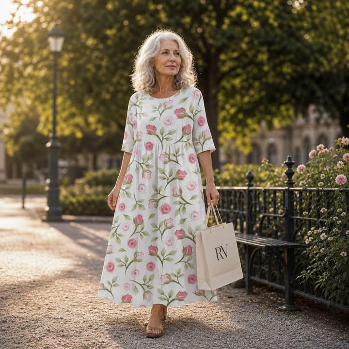 Thais - Langes, fließendes, schickes und bequemes Kleid