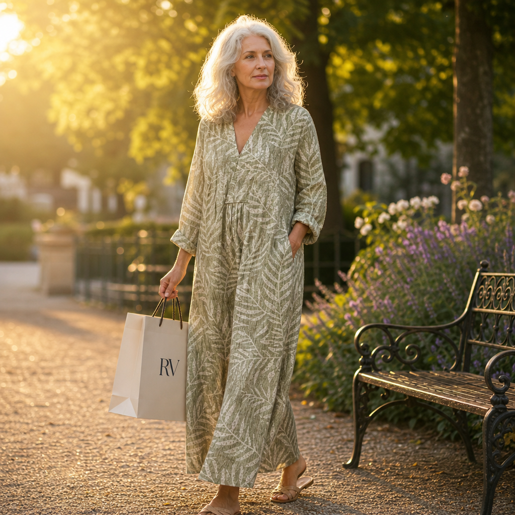 Camille - Flatternde Gedruckte Sommerkleid