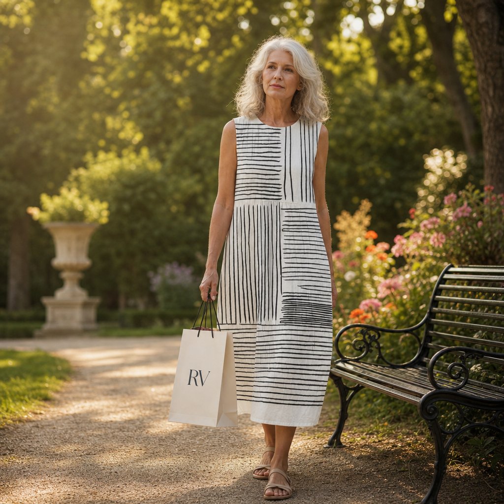 Jacqueline - Fließendes und komfortables Kleid