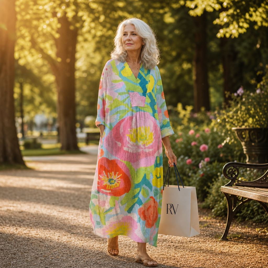 Jules - Flatterndes Gedrucktes Sommerkleid