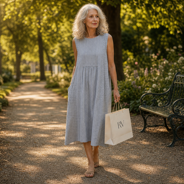 Enzo - Bequeme Sommerkleid ohne Ärmel