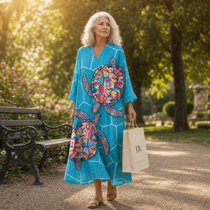 Éloïse - Fließendes Bedrucktes Sommerkleid