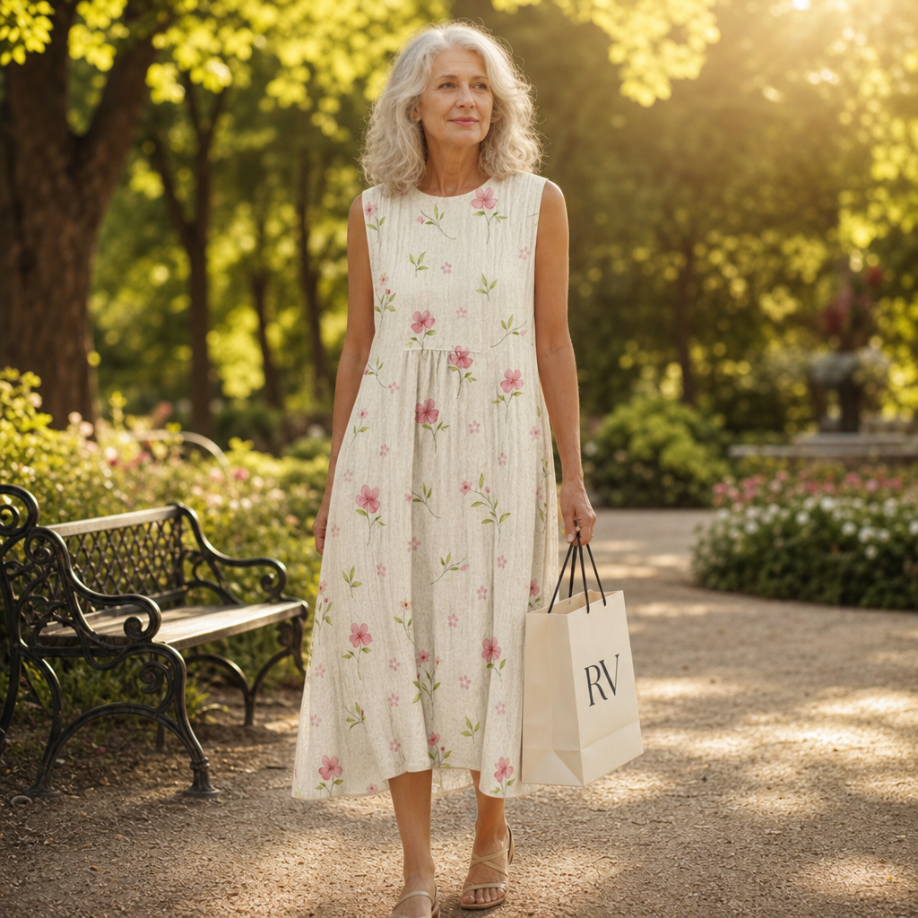 Faustine - Bequeme Sommerkleid ohne Ärmel