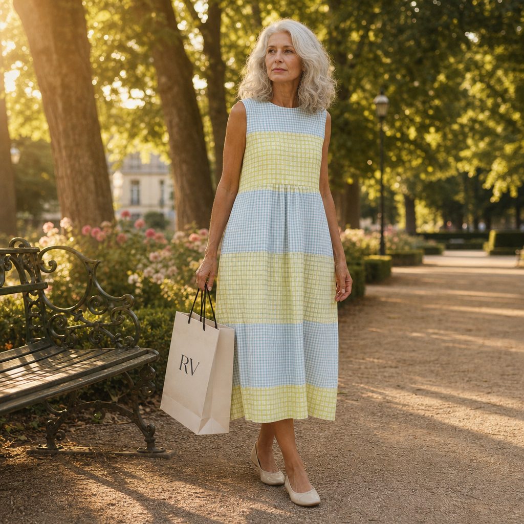 Aurélie - Bequeme Sommerkleid ohne Ärmel