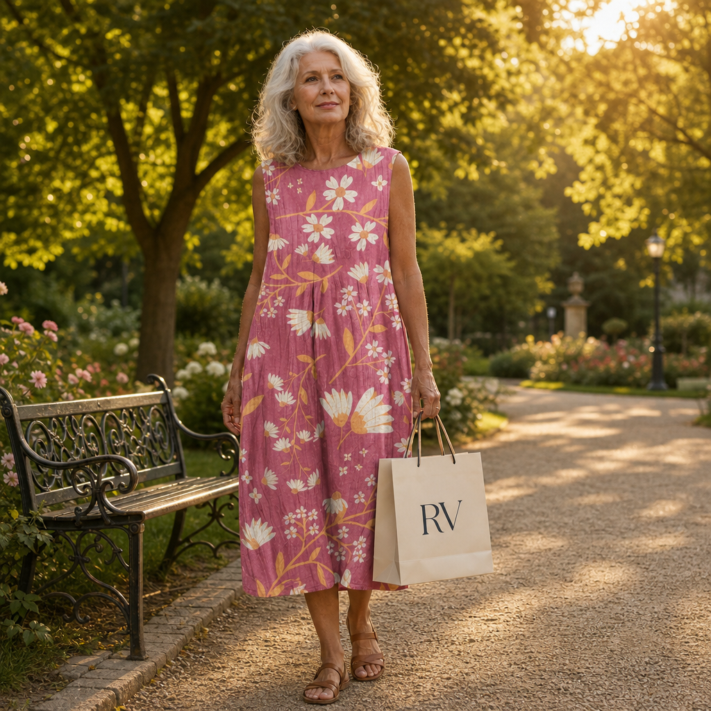Margaux - Bequemes Sommerkleid ohne Ärmel