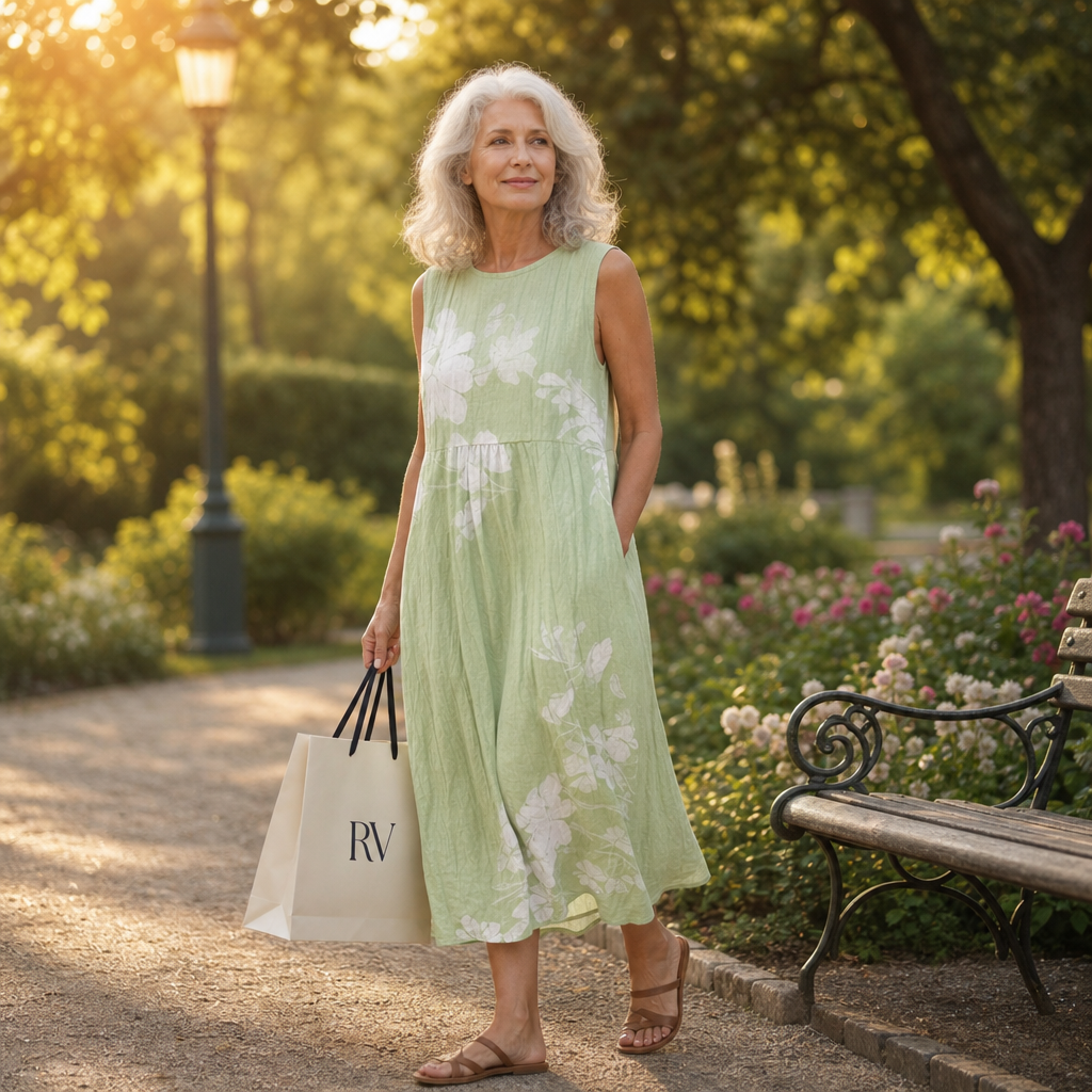 Éwan - Bequeme Sommerkleid ohne Ärmel