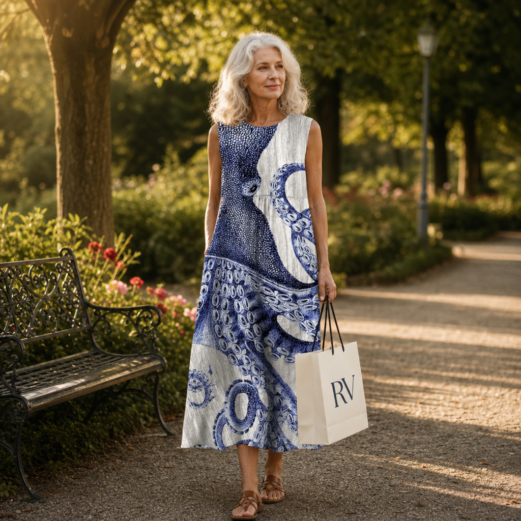 Oriane - Fließendes und bequemes Kleid