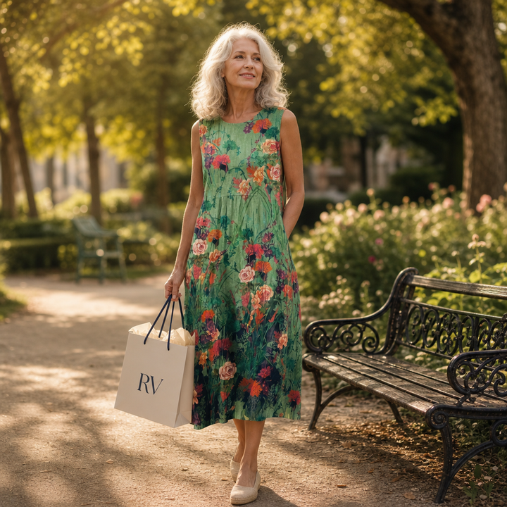 Juliette - Bequeme Sommerkleid ohne Ärmel